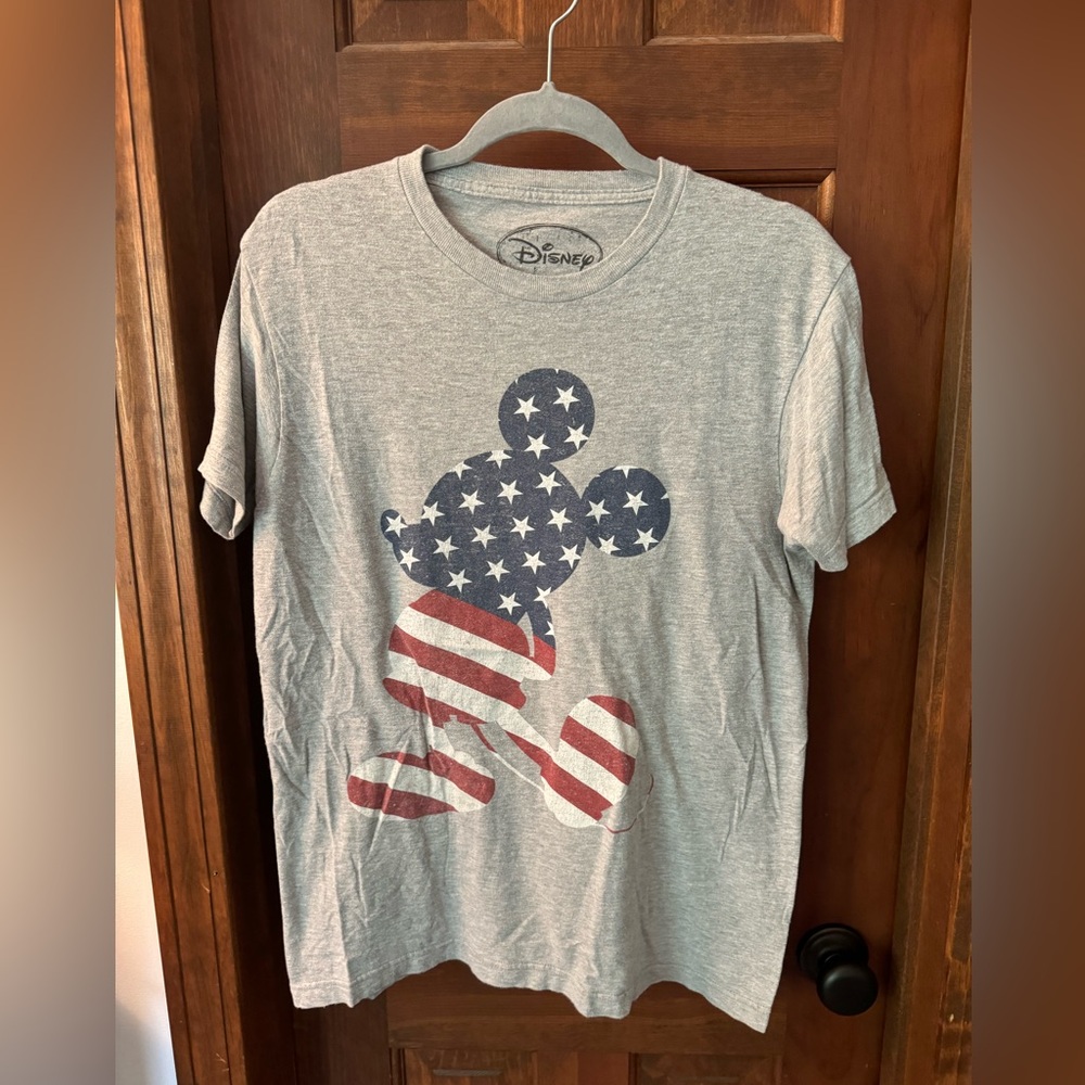 Mickey mouse flag t shirt